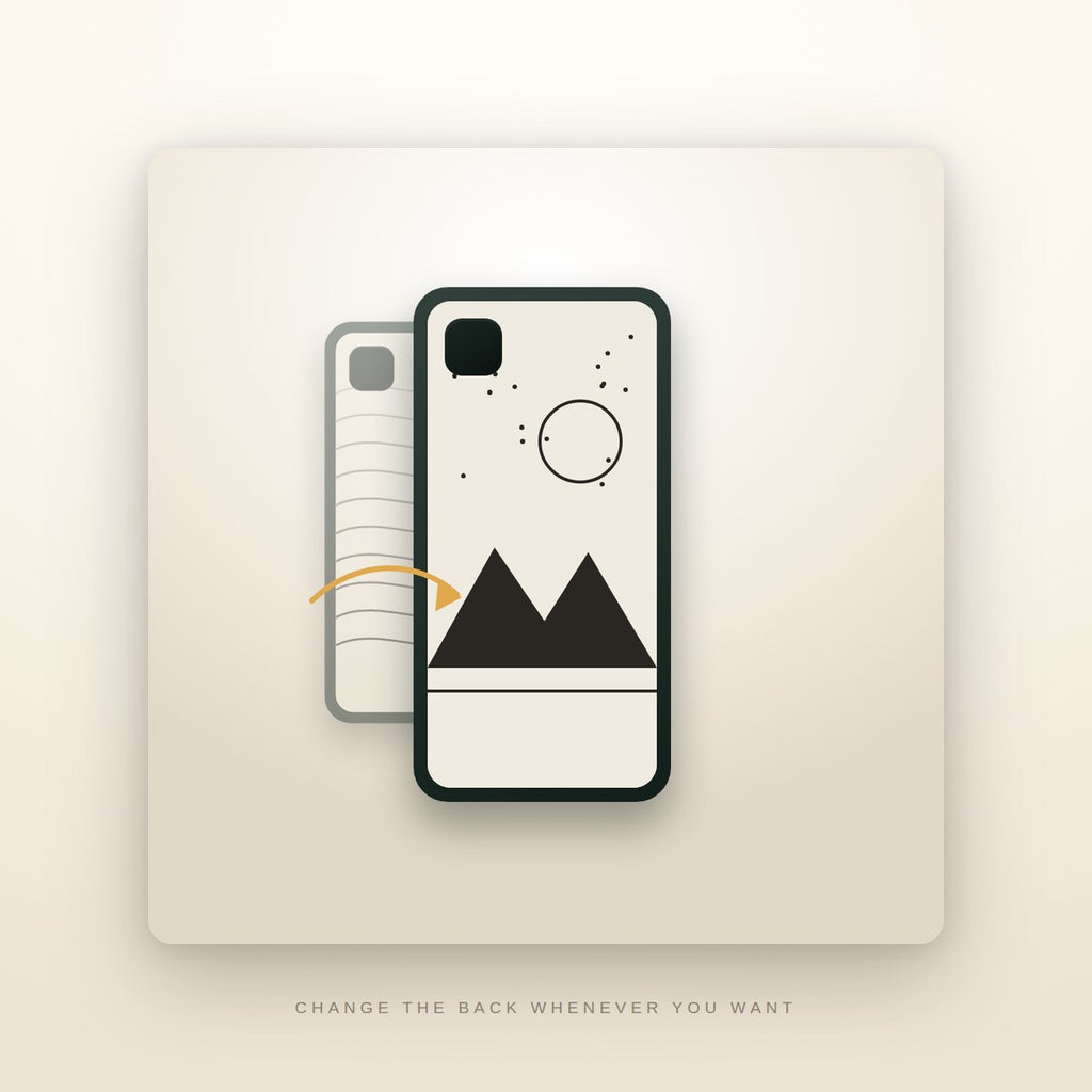 E-Ink Phone Case illustration