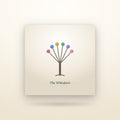 Family Tree Wall Art, Personalized Birthstone Keepsake by Everstock Goods