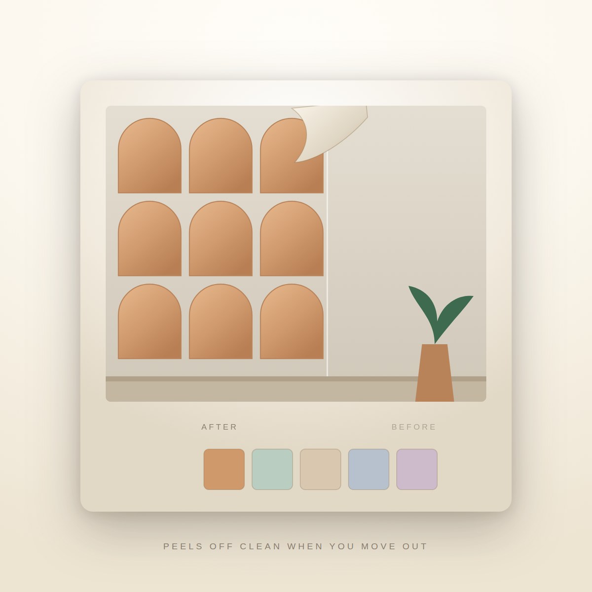 Peel and Stick Wall Kit illustration